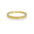 2mm Linear Hammered Band in 18k Yellow Gold