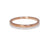 Hammered rose gold wedding band in a stackable 1.5mm size. Handmade by EC Design Jewelry in Minneapolis, MN.