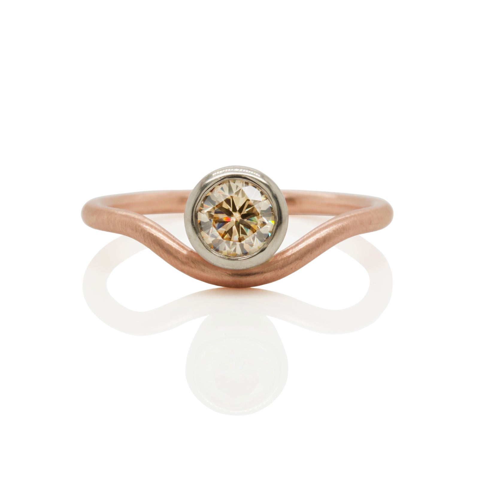 Alexis Russell on Instagram: “natural diamond slice + pave diamond halo = a  perfec… | Blue diamond engagement ring, Diamond engagement rings, Stunning diamond  rings