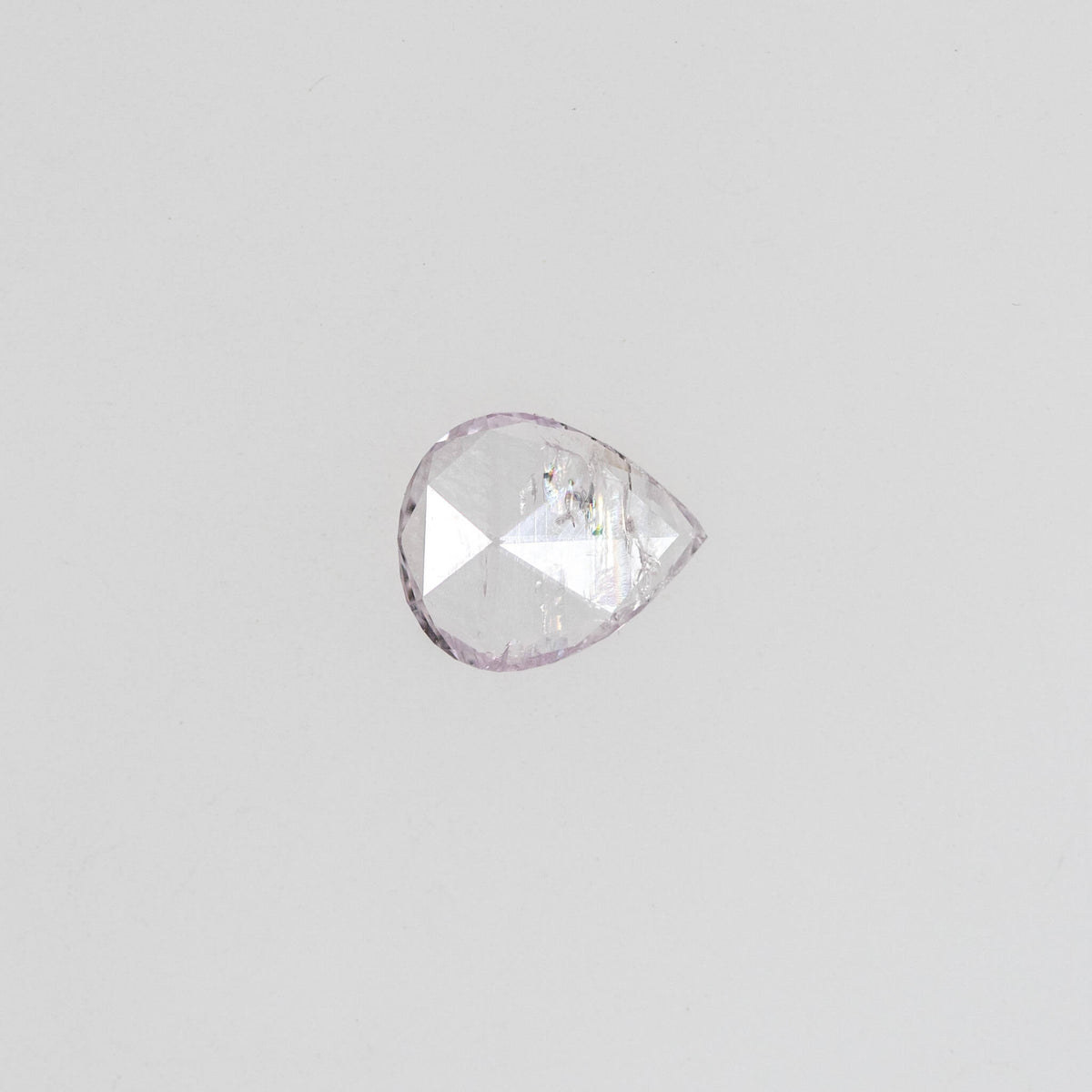 Ld019 Natural Pale Pink Rose Cut Diamond