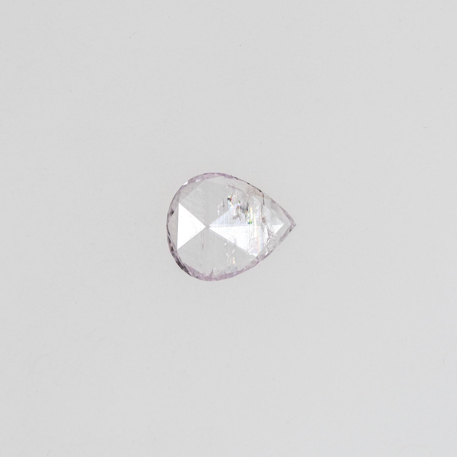 Ld019 Natural Pale Pink Rose Cut Diamond
