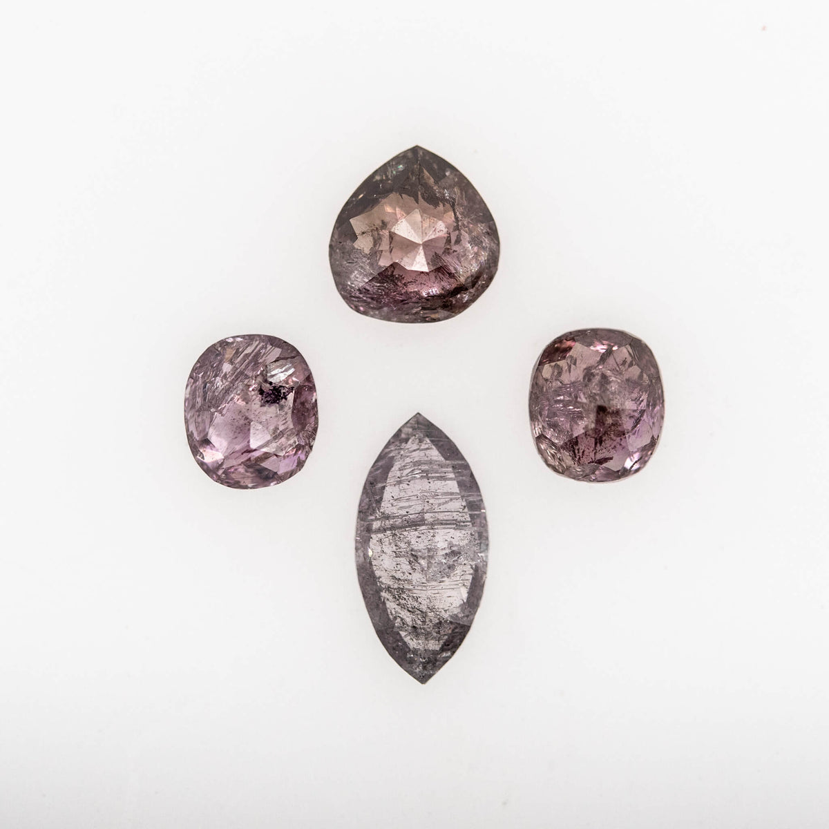 Ld037 Purple Marquis Rosecut Diamond