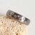 5mm Hammered Domed Band with Scattered Diamonds in Palladium