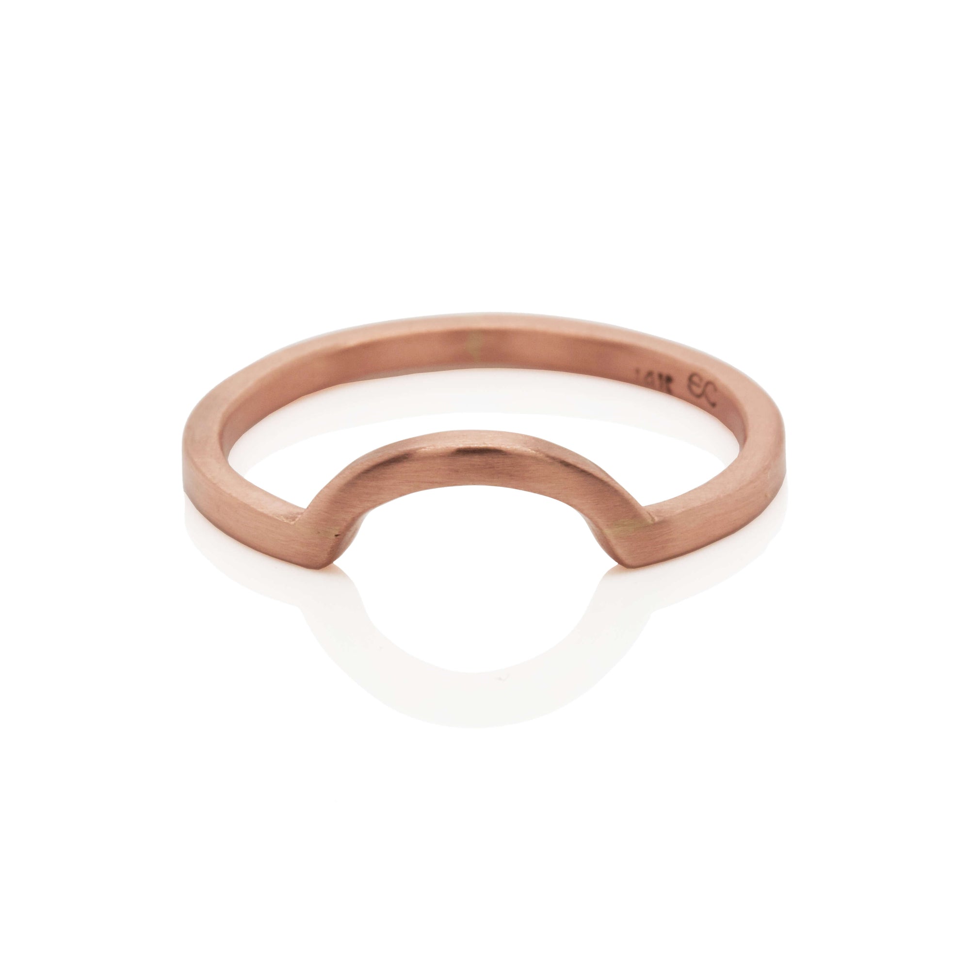 1.5mm Contour Band in 14k Rose Gold