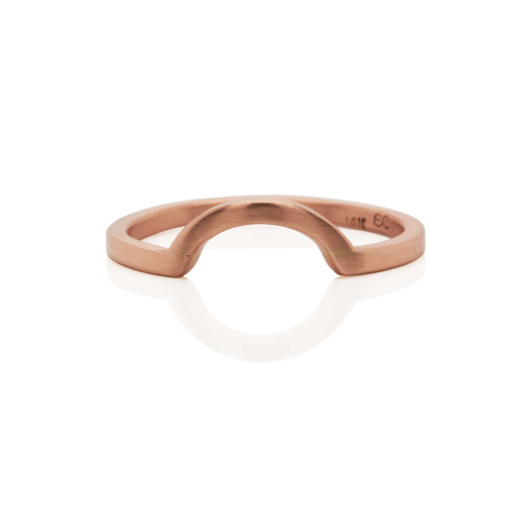 1.5mm Contour Band in 14k Rose Gold