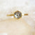 Hexagon Rose Cut Diamond Ring in Yellow Gold