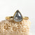 Teardrop Rosecut Ice Diamond Ring in Yellow Gold