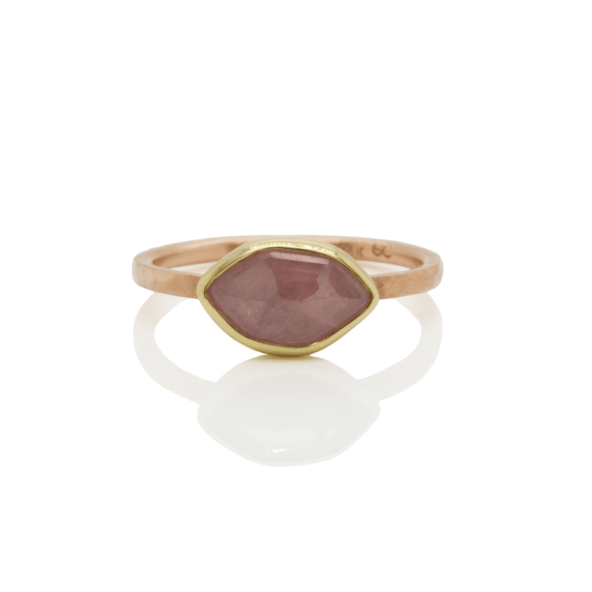 Marquise Ruby Ring in Rose Gold