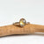Oval Green Sapphire Ring in Rose Gold and Silver