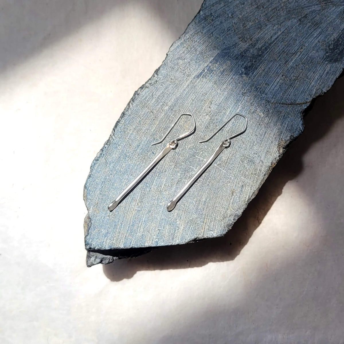 Sterling Silver Twig Earrings