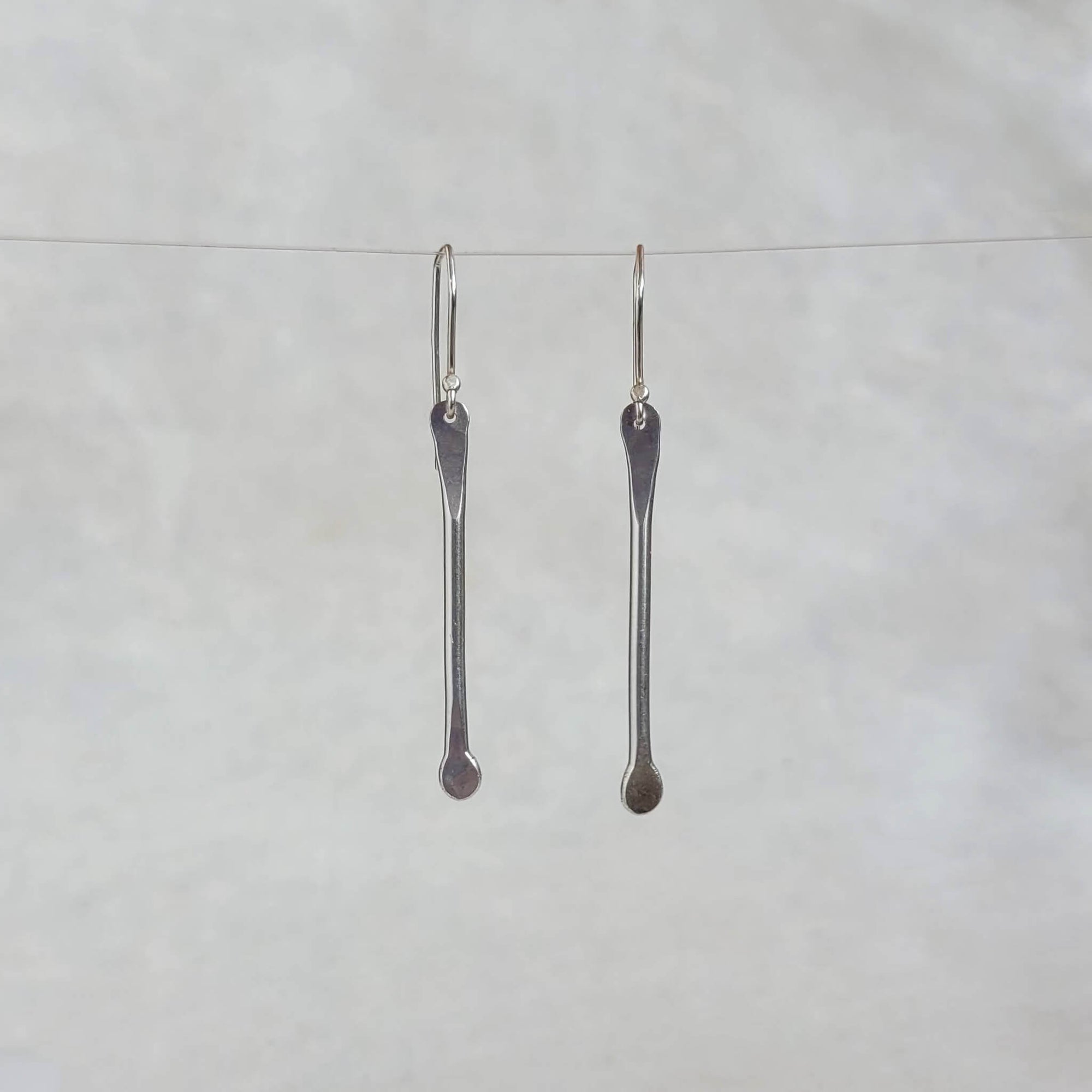 Sterling Silver Twig Earrings