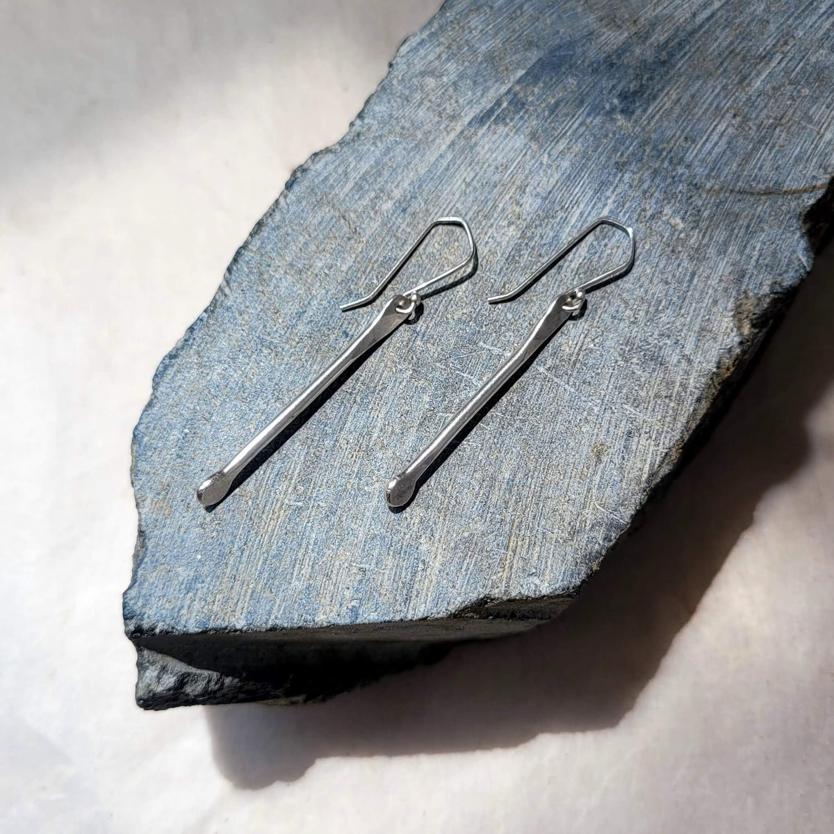 Sterling Silver Twig Earrings