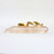 Yellow gold low dome wedding band. Handmade by EC Design Jewelry in Minneapolis, MN using recycled metal.