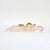 4mm Low Dome Hammered Band in 14k Green Gold