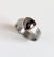 Cognac Diamond Ring in Palladium and Rose Gold