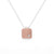 Handmade rose gold and diamond cell pendant. Made by EC Design Studio in Minneapolis, MN using recycled metal and conflict-free stone.