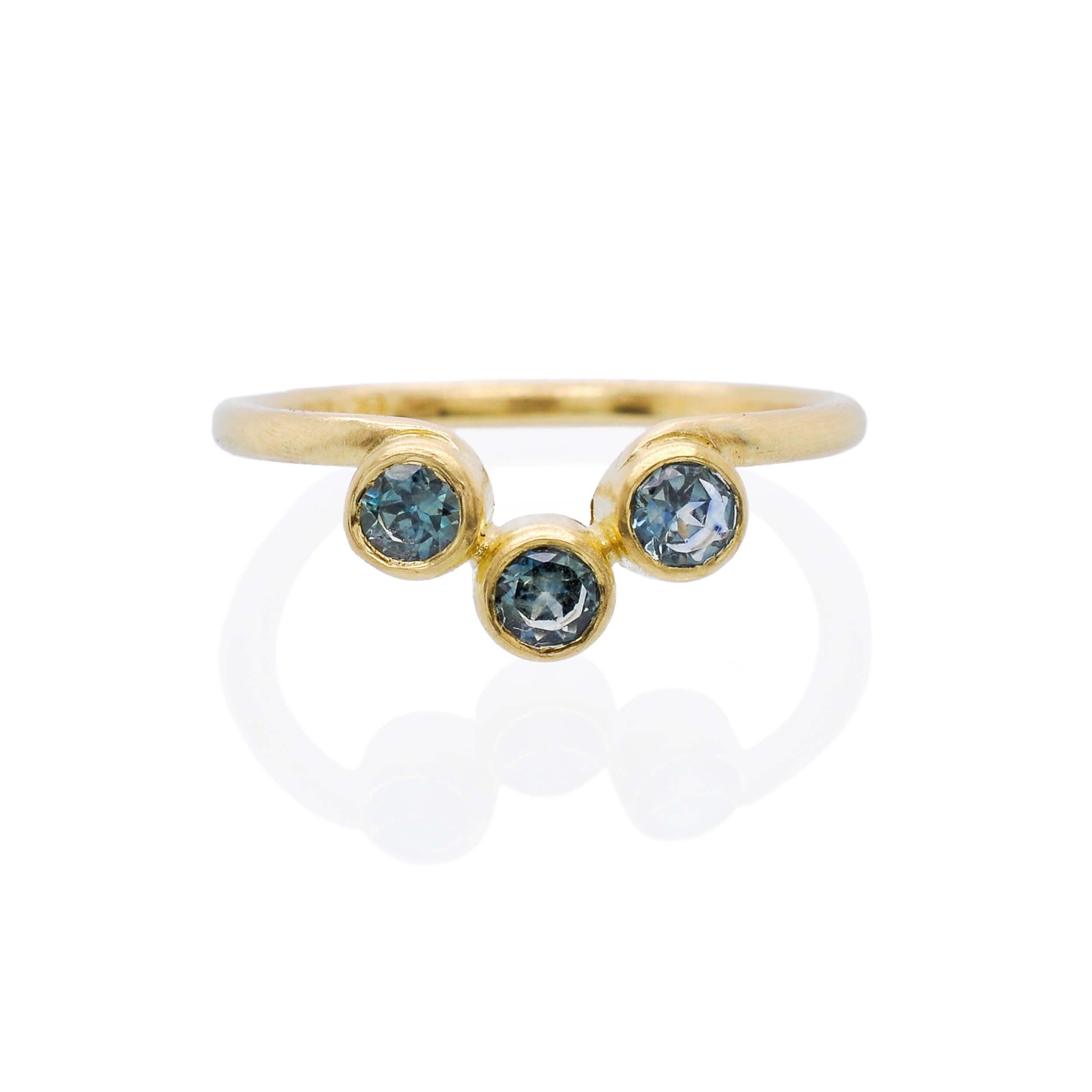 Yamaja Blue Sapphire Ring in Platinum with Ruby Yamaja Oval Modern Ring -  Shop Now