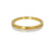 Hammered wedding band in 18k yellow gold. Handmade by EC Design Studio in Minneapolis, MN.