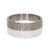Handmade linear hammered palladium band. Made by EC Design Studio in Minneapolis, MN using recycled metal.