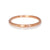Handmade red gold wedding band; made in Minneapolis, MN by EC Design Studio.