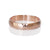 Handmade 14k red gold hammered band. Made by EC Design Jewelry in Minneapolis, MN using recycled metal.