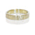 4mm Linear Hammered Band in 14k Green Gold