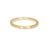 Warm yellow gold simple wedding band. Handmade by EC Design Jewelry in Minneapolis, MN using recycled metal.
