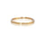 Hammered 14k yellow gold band. Handmade with recycled metal by EC Design Studio in Minneapolis, MN.