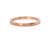 Hammered stacking band in rose gold. Handmade by EC Design Jewelry in Minneapolis, MN using recycled metal.