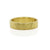 5mm Silk Hammered Band in Yellow Gold