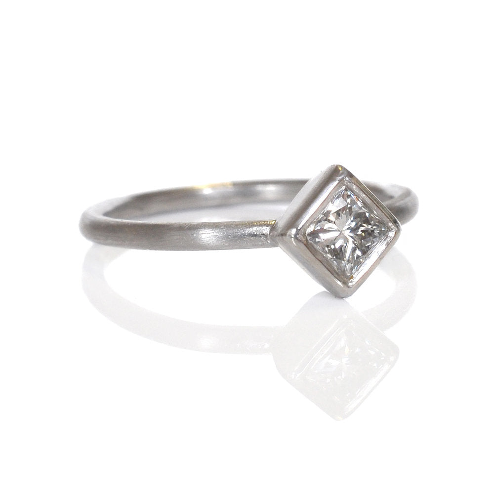 Men's Custom Palladium Textured Wedding Ring – The Remarkable Goldsmiths